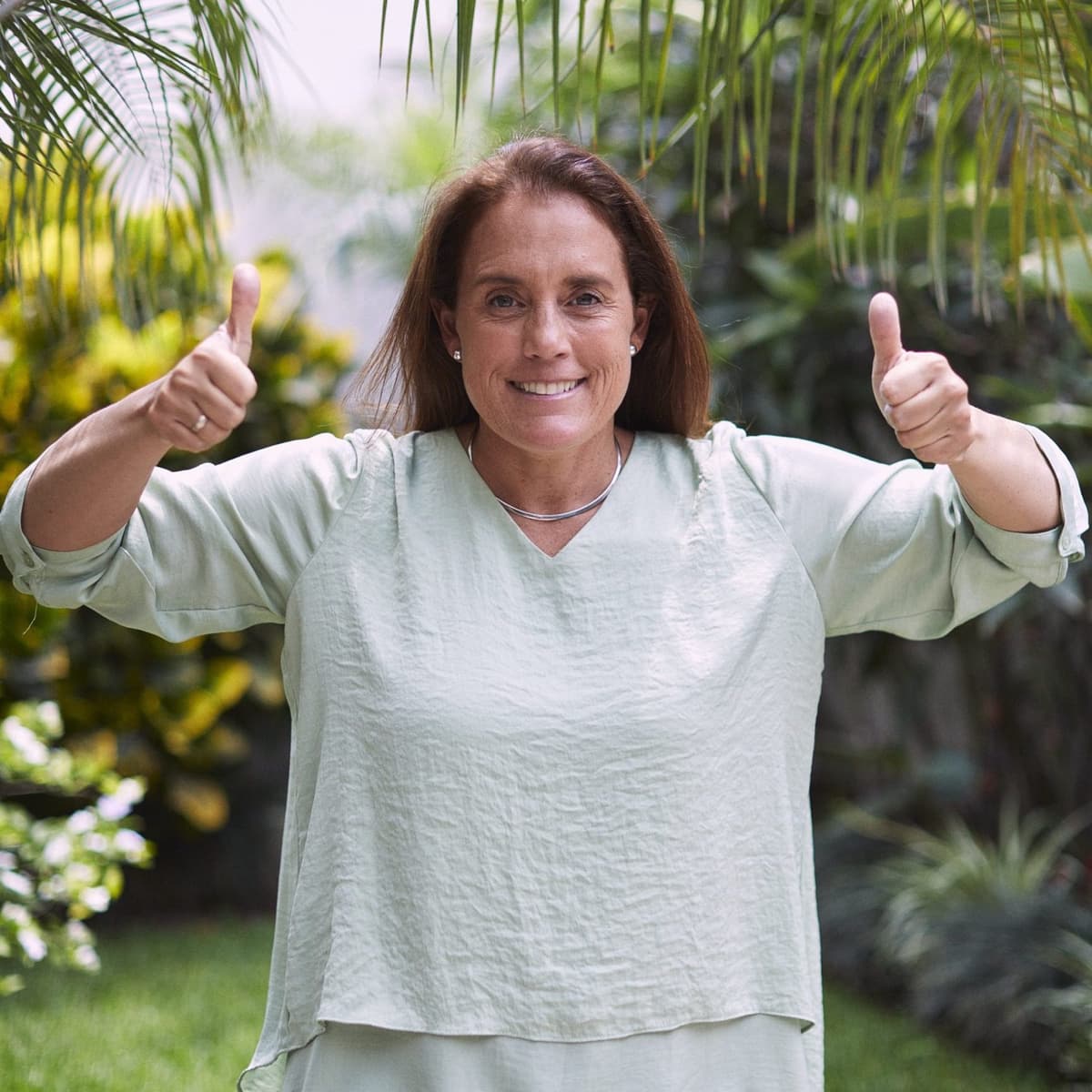 Patricia Mosto en una sesión de coaching