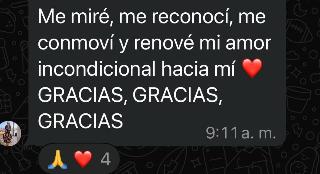 Testimonio de una participante de los talleres de Patricia Mosto